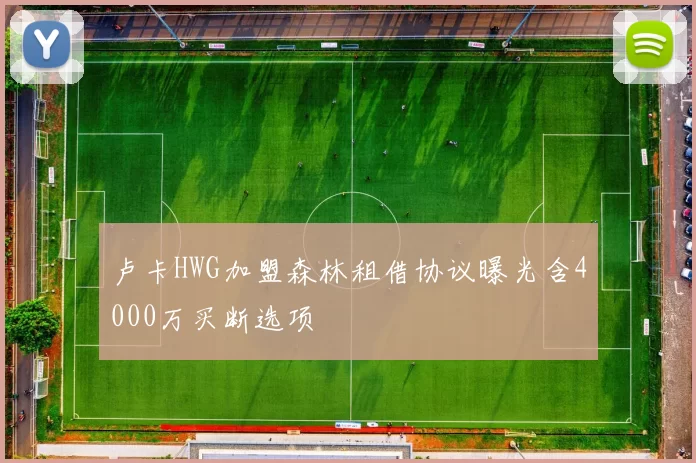 卢卡HWG加盟森林租借协议曝光含4000万买断选项