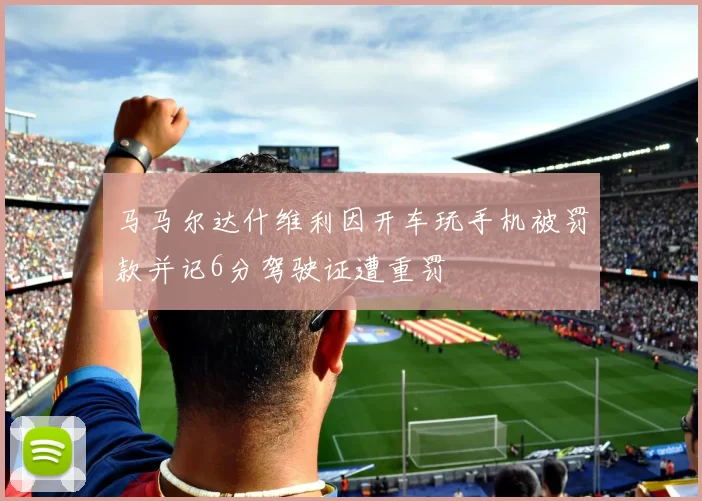 马马尔达什维利因开车玩手机被罚款并记6分驾驶证遭重罚